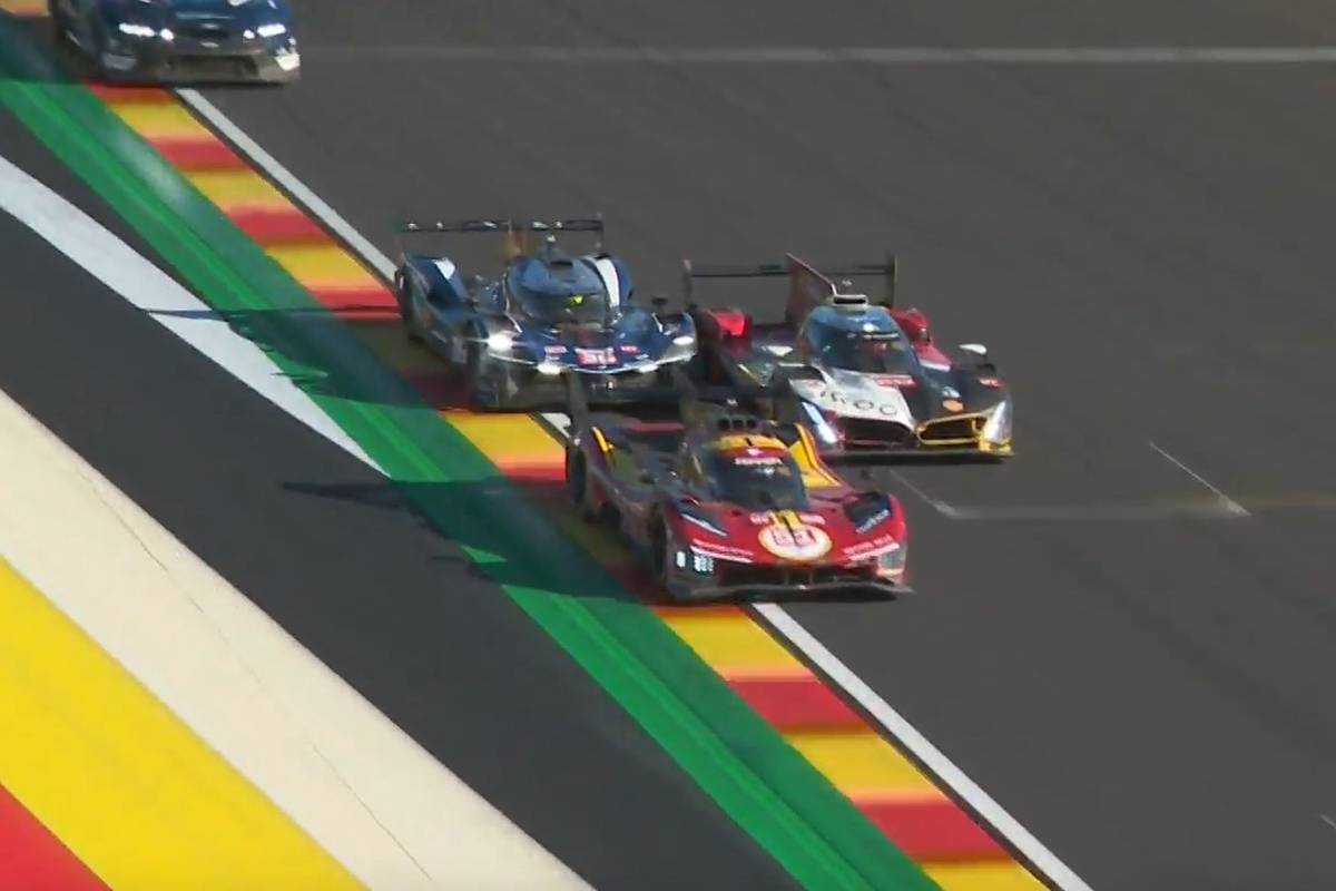 Hier rast Schumacher erneut aufs Podium